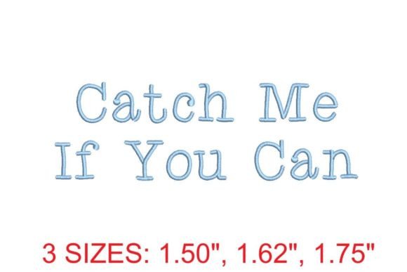 Catch Me If You Can: Elevate Your Embroidery