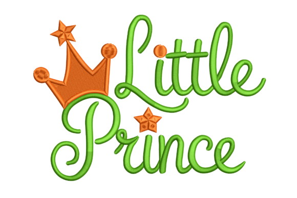 Crafting a Royal Identity: The Little Prince Embroidery Design