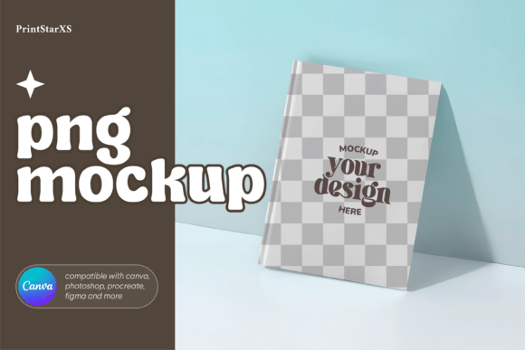 Elevate Your Designs with a Notebook Hardcover Journal Mockup PNG