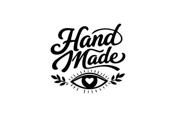 Hand Made Script Eye Logo Design: Artistic Brilliance