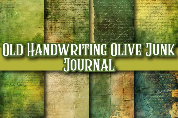 Old Handwriting Olive Junk Journal: A Deep Dive
