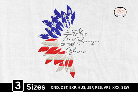 Patriotic Land of the Free USA 4th July: A Design Tribute