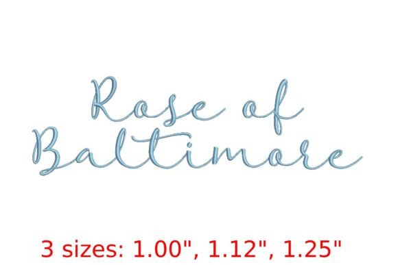 Rose of Baltimore: Vintage Elegance for Modern Embroidery