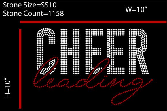 Shine Bright: Mastering the Cheer Leading Rhinestone Design