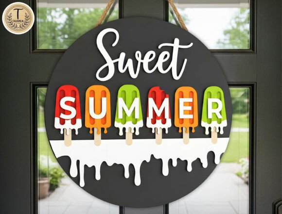Sweet Summer Popsicle Door Sign SVG: Your Guide to Vibrant Layered Design