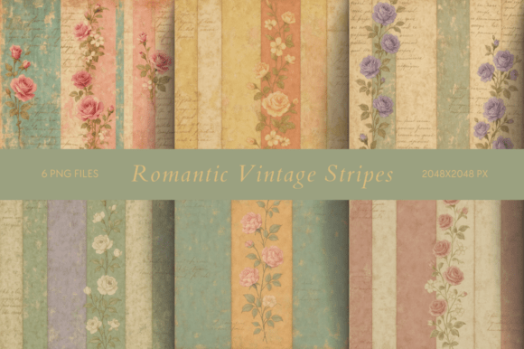 Timeless Elegance: The Allure of Romantic Vintage Stripes